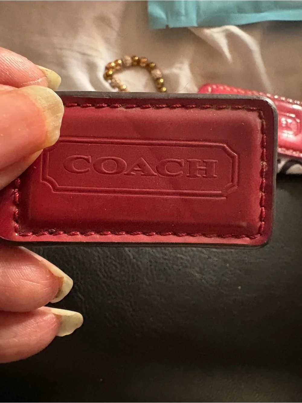 Coach Poppy Multicolor Graphic Tote in Purple, Pink & Cream